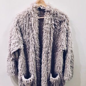 Zara Fur Cardigan